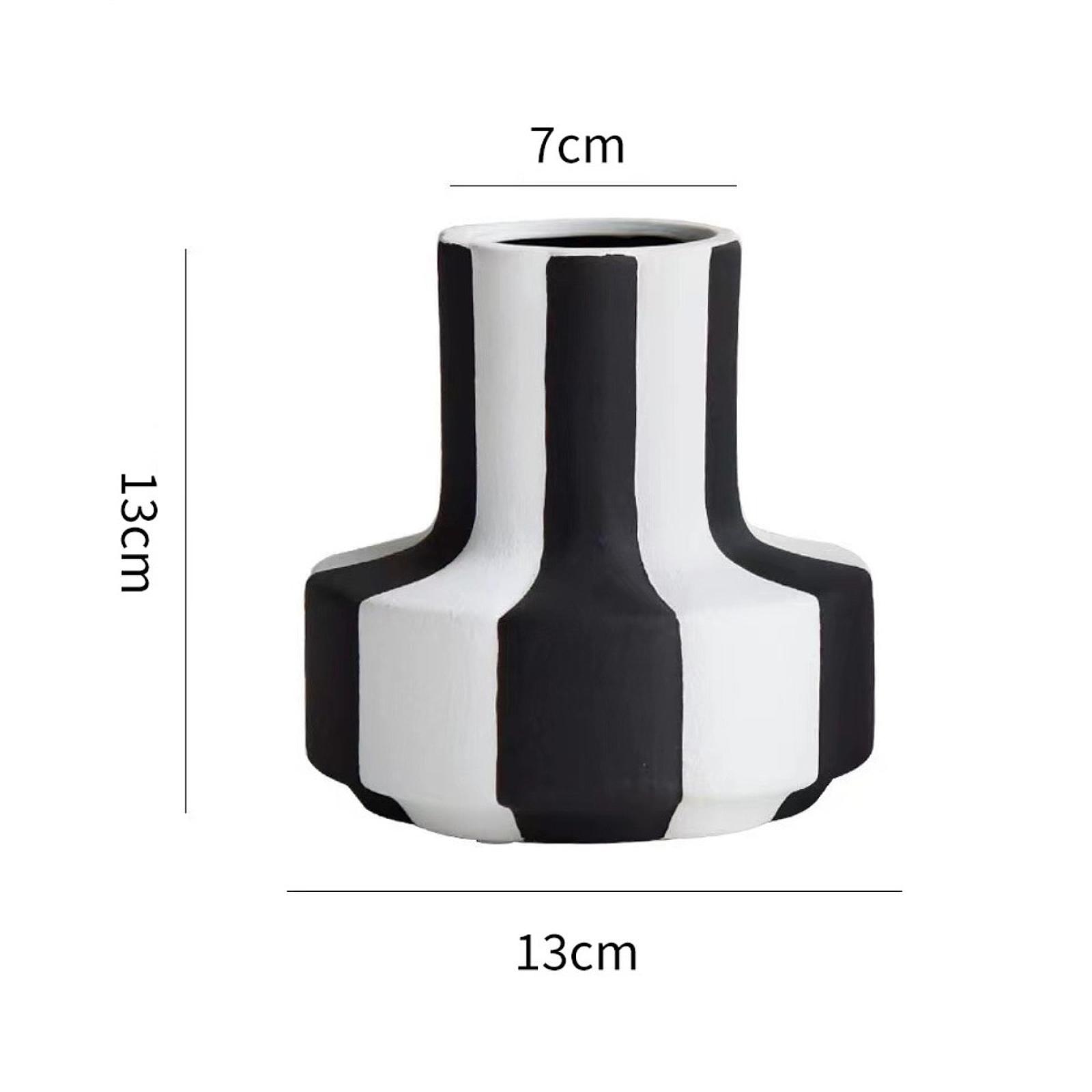 Elegant Black White Stripe Pla - Desk Setup Minimalist ulasan dan harga